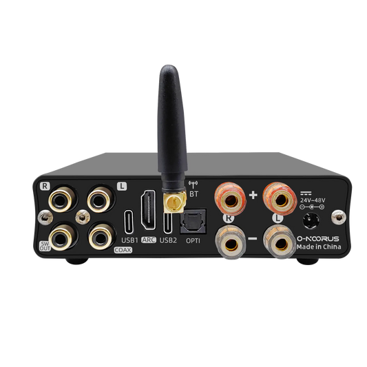 O-NOORUS D3 PRO TPA3255 PFFB Stereo Amplifier and Decoder with HDMI ARC Bluetooth5.4 USB Optical Coaxial RCA input onoorus audio