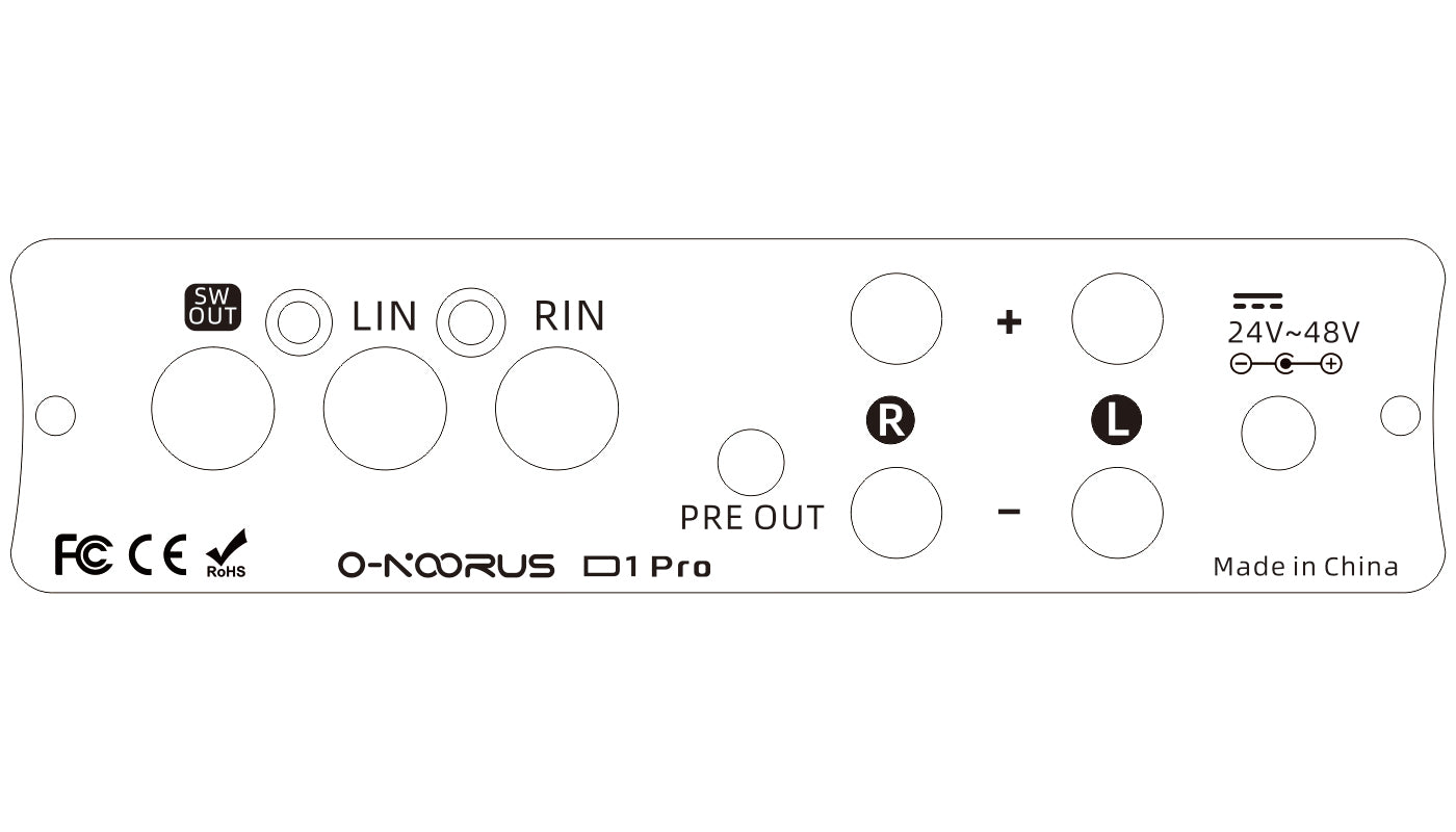 O-NOORUS D1 PRO TPA3255 PFFB Stereo Amplifier