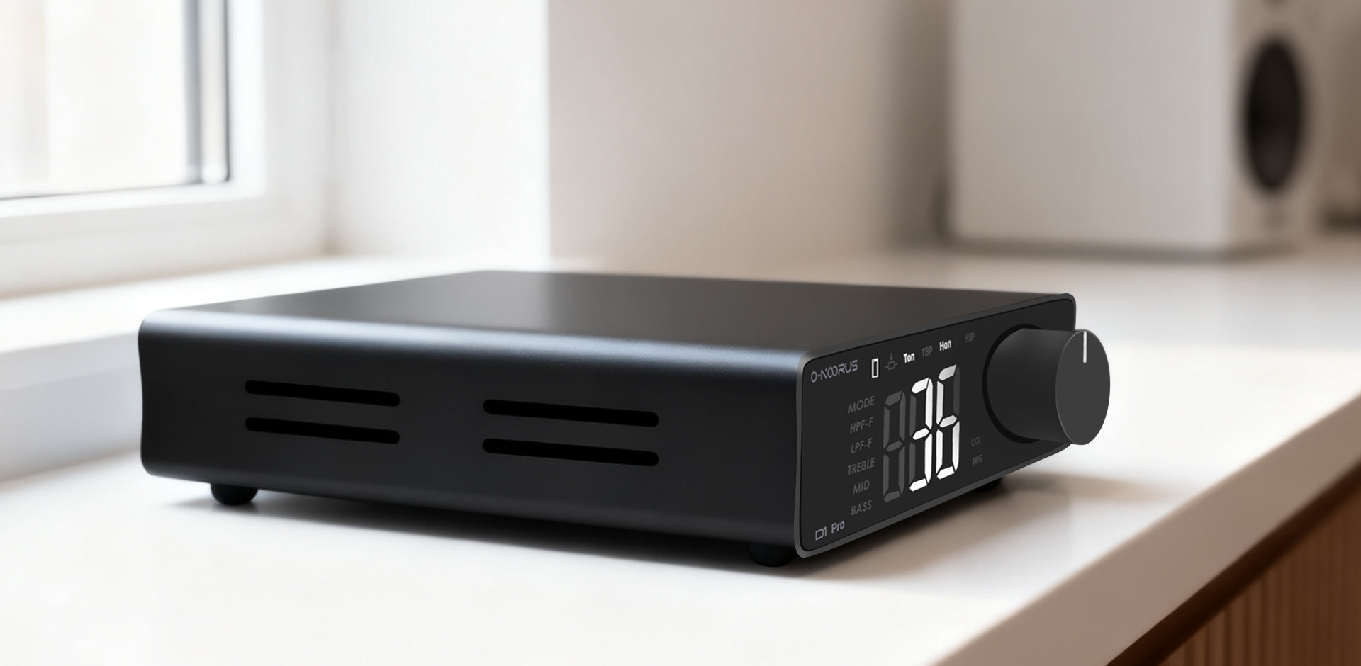 O-NOORUS D1 PRO TPA3255 PFFB Stereo Amplifier With 3-Band EQ High-pass filter and low-pass filter for subwoofer